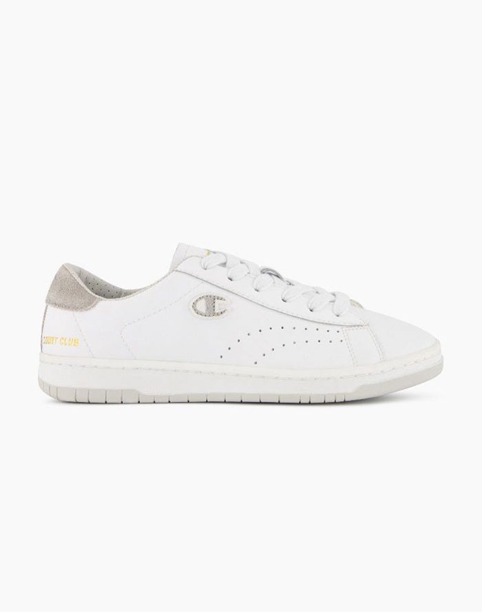 Champion Sneakers Dames - Wit - Club Court Colour Back Tab ( 102657-STY )